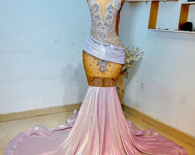 Luxury Mermaid Prom Dress: Unique African Evening Gown