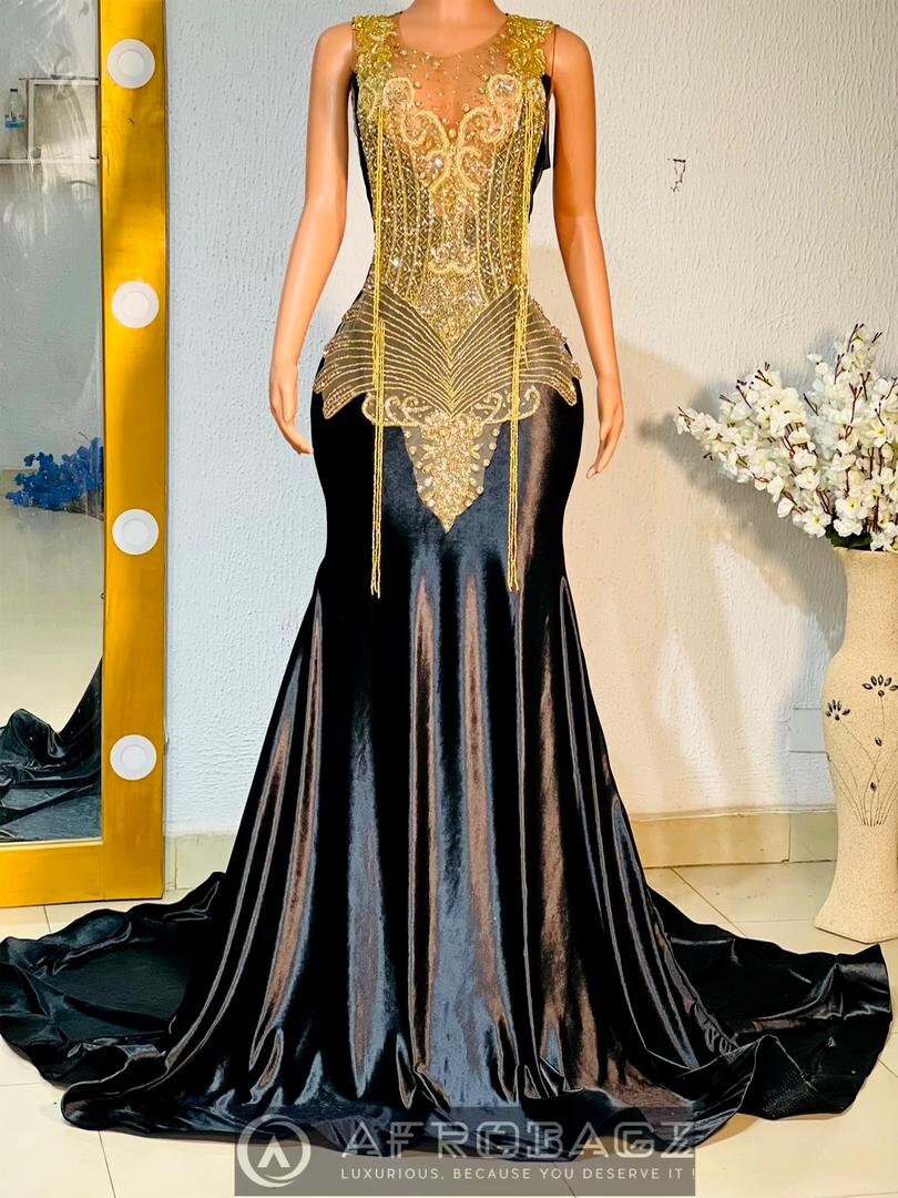 black and gold mermaid prom dresses Gold Mermaid Prom Gold And Black Prom Sparkly Gold Sequin Black Lining Mermaid  Prom Gown Xdressy