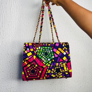 Ankara mini bag, African women  ankara bag, African print bag, cute mini ankara bag, evening purse, prom date bag, bridesmaid gift, souvenir