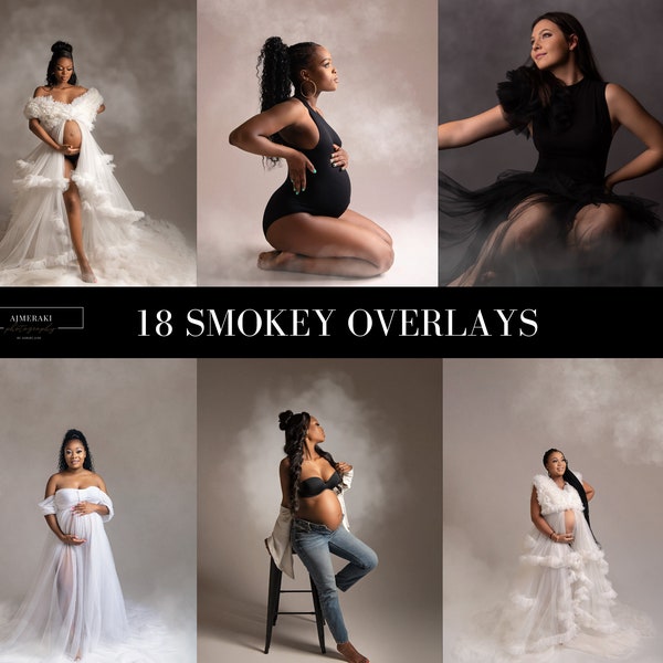 SMOKEY PHOTOSHOP OVERLAYS, smoke png Overlays, smokey Overlays für Photoshop, smokey Overlays Mutterschaft, Mutterschaft png Overlays