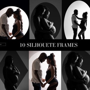 Shadow Overlay, Frame Overlay, Silhouette Overlay, Modern Maternity Overlay, Maternity Frame, Maternity Ring Overlay, Snoot Effect overlay