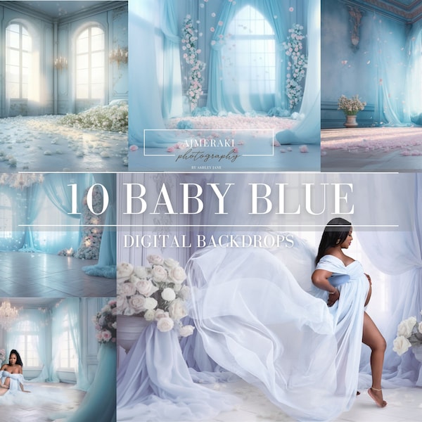 Baby Blue Maternity Backdrops, Maternity Overlay For Photoshop, texture Overlay, modern maternity Overlay, digital maternity background