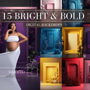 Bright & Colorful Digital Backdrops, Maternity Overlay For Photoshop, Texture Overlay, modern maternity Overlay, maternity backgrounds