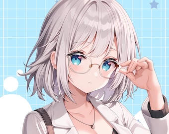 Custom Anime Character Commission for PFP Art, Unique Avatar, Profile Picture Design for Twitch, YouTube, Facebook, Social Media