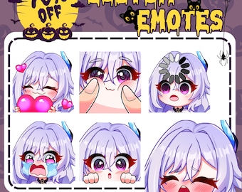 Custom Anime Twitch Emotes: Animated Vtuber Chibi Emotes
