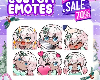 Custom Chibi Emotes: Vtuber, Anime, Animal - Animated Twitch Emotes
