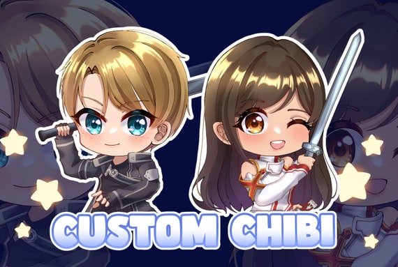 Custom Chibi Anime, Chibi Illustration, Chibi Anime Style, Cute Chibi Commission, Chibi Character, Chibi Pfp, Chibi Fury, Fanart Chibi