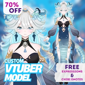 Custom Live2d Vtuber Commission | vtuber commission, vtuber model, vtuber asset, live2d, twitch, vtuber streamer, rigging, anime, hololive