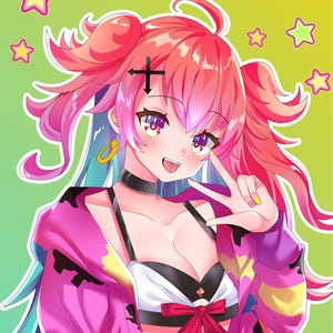 Aangepaste PBB, PBB-commissie, aangepaste PFP-anime, profielpictogram, Anime Character Commission, pfp voor twitch, anime-pfp, Vtuber-pfp, onenigheid pfp