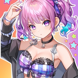 custom pfp, gamer avatar, streaming art, profile picture, personalized design, digital portrait, custom artwork, unique avatar, gaming profile, Twitch profile pic, avatar for streamers, gift for gamers, digital custom pfp