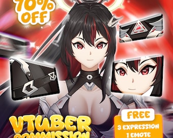 Custom Vtuber Model Live2d Commission | Vtuber Asset | Vtuber female & male | Vtuber model | Anime Art | Pngtuber | Vtuber Model Commission