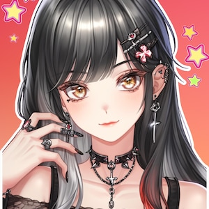 custom pfp, gamer avatar, streaming art, profile picture, personalized design, digital portrait, custom artwork, unique avatar, gaming profile, Twitch profile pic, avatar for streamers, gift for gamers, digital custom pfp