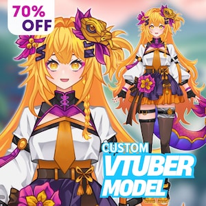 Custom Vtuber-commissie | Aangepaste Vtuber-items, Live2d-modelcommissie, aangepast Vtuber-model voor commercieel gebruik, png, animekunst, anime