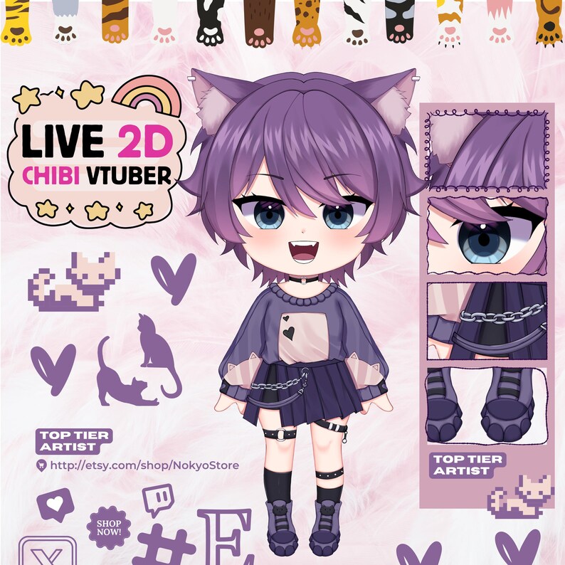 chibi vtuber, vtuber chibi, vtuber, chibi vtuber model, chibi vtuber commission, custom vtuber chibi, chibi pngtuber, chibi model, vtuber assets, vtuber commission, custom vtuber, 2d vtuber, twitch vtuber