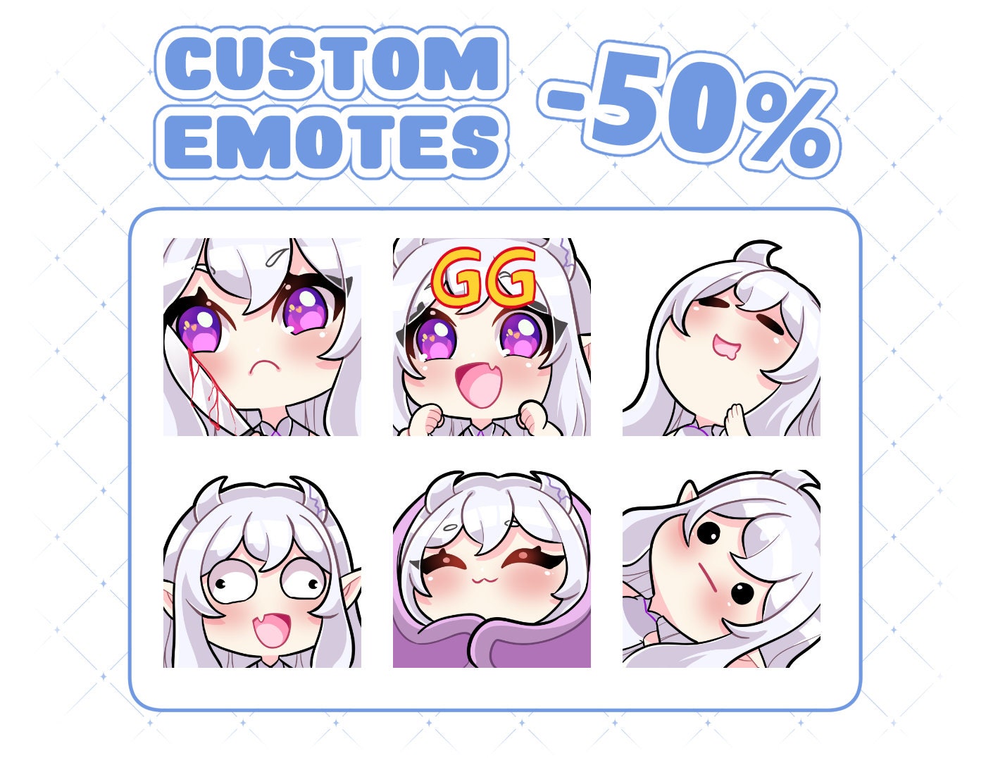 GGWP 3D Animated Emote, Emote Text, Twitch Emote, Kick Emote, Discord  Emotes, Emote Commission, Cute Emotes, Chibi Emotes, Kawaii Emote