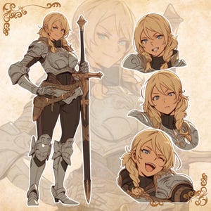 Custom DnD | Dungeons and Dragons | Dnd Character Portrait | RPG Character | Fantasy | Dnd Valentine gift | Reference Sheet | Dnd Character