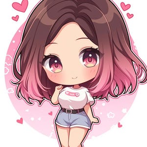 anime, chibi, cute chibi, cute anime, cute character, Fanart, Chibi emote, Custom Chibi, Chibi Anime, Twitch, Kawaii, Chibi Icon, Chibi PFP