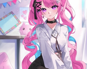 Custom Anime Character Commission | Drawing Anime | Original Anime Art | Fanart | Personalised Gift | Digital Art | Pfp icon | Avatar