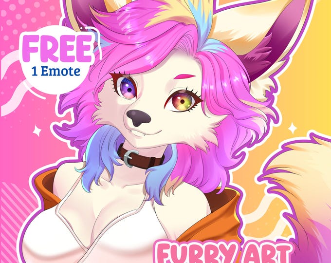Custom Furry, Furry Art, Furry Commission, Furry Icon, Fursona Commission, PFP, Furry Ref, furry avatar, Persinalized Gift, furry couple
