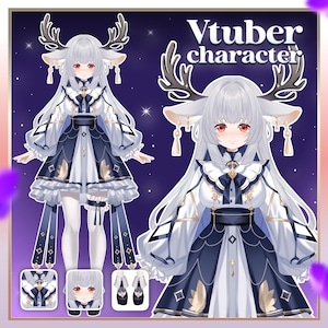 Aangepast Vtuber-model | Vtuber-item | Live2d-modelcommissie | Vtuber-model | Aangepast Vtuber-model en tuigage | Animekunstcommissie