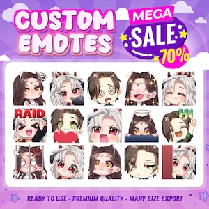 Twitce Emotes | Custom Vtuber emotes | Pet animal emotes | Anime emote | Sub Emotes | Twitch Emotes | Stiker Emotes | Kick Emotes | YCH