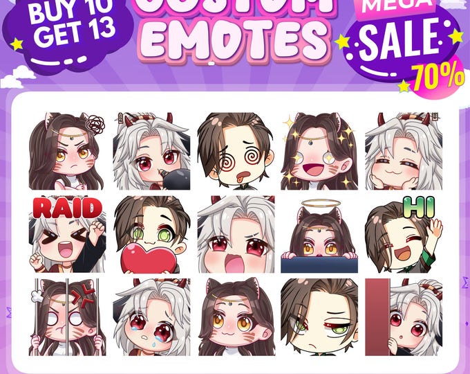 Custom Twitce Emotes | Custom Emotes | Pet animal emotes | Animated emotes | Sub Emotes | Twitch Emotes | Stiker Emotes | Emotes | YCH