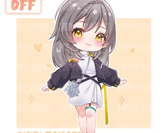 CHIBI PERSONALIZADO, Dibujos animados, Fanart, Personaje Original Anime Pngtuber Comisión Twitch, Anime Chibi, Chibi Lindo, Chibi Emotes, Fanart