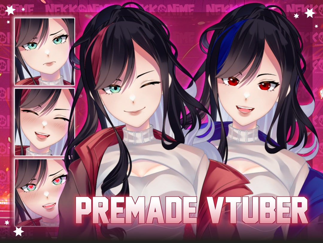 Ready to Use Vtuber | Guitarist Female Live 2d | Vtube Studio ...