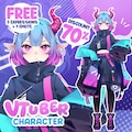 Custom Vtuber Model Live2d Commission | Vtuber | Pngtuber | Vtuber male & female  | Vtuber model | Anime | Vtuber Assets product logo