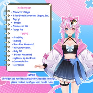 カスタムVTuber Live2Dモデル制作依頼 | VTuber | Live2Dモデル | VTuberアセット | VTuber女性・男性 | VTuberモデル | PNGTuber | アニメアート 画像 2