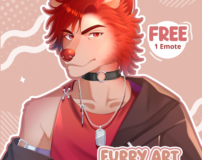 Custom Furry, Furry Art, Furry Commission, Furry Icon, Fursona Commission, PFP, Furry Ref, furry avatar, Persinalized Gift, furry couple