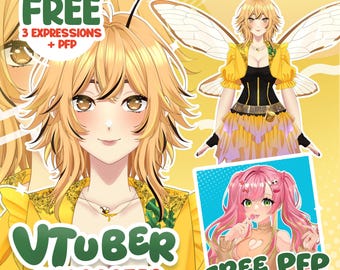 Custom Vtuber Model | Live2d Commission | Vtuber Commission | Vtuber Model | Vtuber Female & male | Vtuber Avatar | Vtuber Model Commission