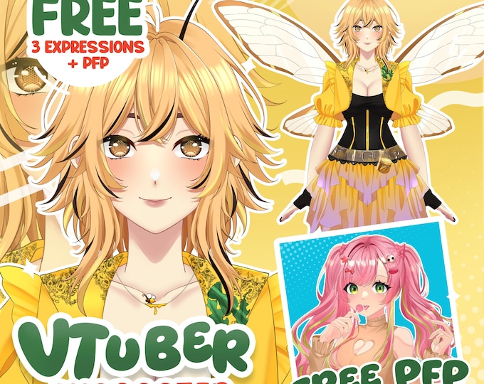 Custom Vtuber Model | Live2d Commission | Vtuber Commission | Vtuber Model | Vtuber Female & male | Vtuber Avatar | Vtuber Model Commission