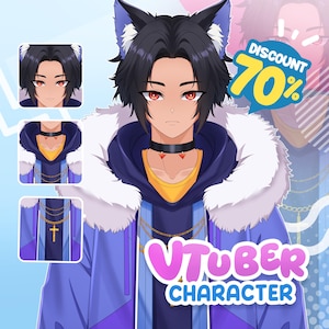 Custom live2d Vtuber commission | Vtuber assets | Live2d model commission | Pngtuber | Anime | Anime art Commission | Custom Vtuber Model