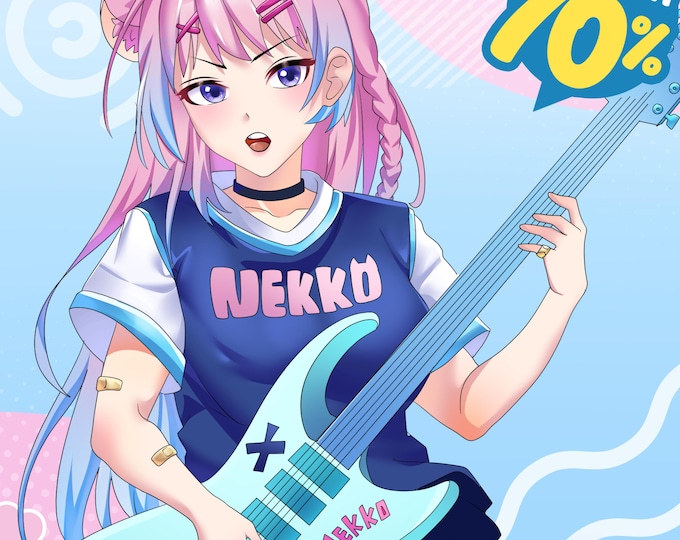 Anime Character Commission | Custom Anime/Manga Character | Original Anime Art | Fanart | OC | Vtuber | Pngtuber | PFP Anime | Profile Icon