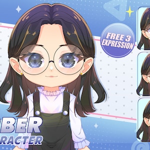 Custom LIVE2D Vtuber Model | Vtuber Commission | Vtuber Design | Vtuber Chibi | Live2d Commission | live2d model | Pngtuber | Rigging