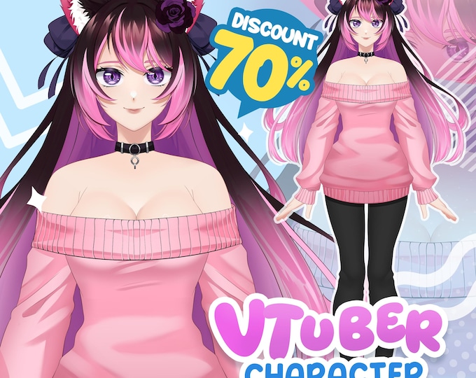 Live2d Model Commission| Custom Vtuber Model | Anime Character | pngtuber | vtuber design | Vtuber Model | Vtuber Female & male | Anime Art