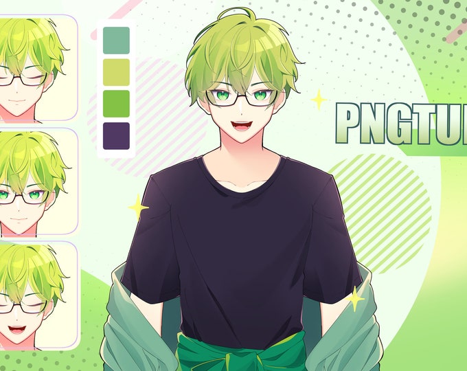 Custom PNGTUBER for streaming | Png tuber Commission | Pngtuber Character| Pngtuber | Pngtuber Design | Vtuber Model | Vtuber | Veadotube