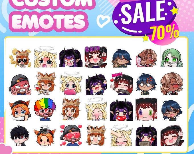 Custom Twitch Emotes | Animated Emotes | Emotes  | YCH  | Custom Emotes | Twitch Emotes  | twitch emotes | Pet Animal Emote | Kick Emotes