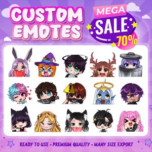 Aangepaste twitch-emoties | Geanimeerde emotes | Emote | Twitch-emote voor streamer | YCH | Aangepaste emotes | Emotes Twitch | Valentijnscadeau