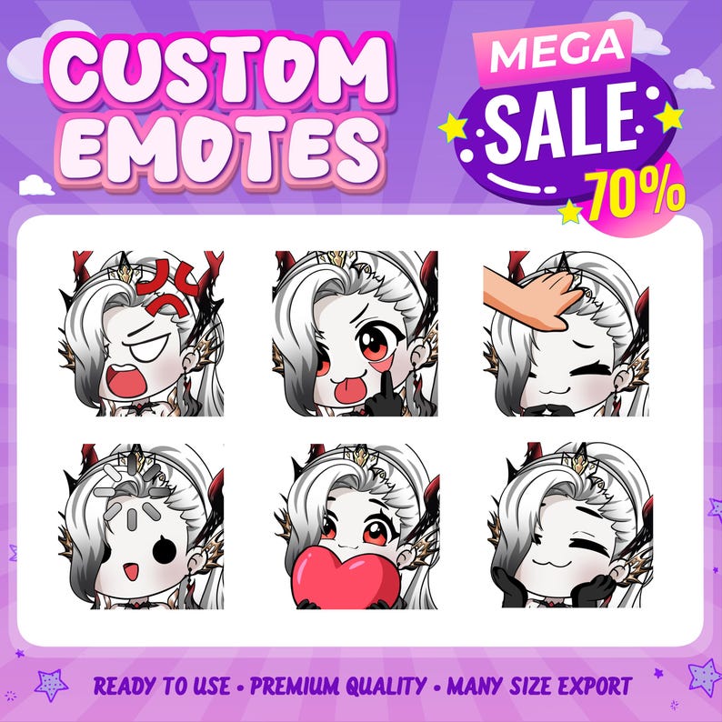 Custom Twitch Emotes | Animated Emotes | Emote | Twitch Emote for ...