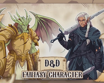 Custom DnD Character Art | Fantasy Portrait Commission