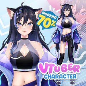Custom LIVE2D Vtuber Models | Live2d Commission | Pngtuber | Vtuber Rigging | Vtuber Commission | Vtuber Design | Vtuber Female & male