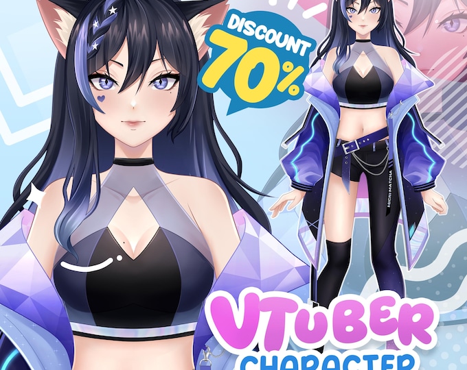 Custom LIVE2D Vtuber Models | Live2d Commission | Pngtuber | Vtuber Rigging | Vtuber Commission | Vtuber Design | Vtuber Female & male