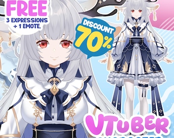 Encargo de modelo personalizado Live2D VTuber / Avatar de anime para streaming