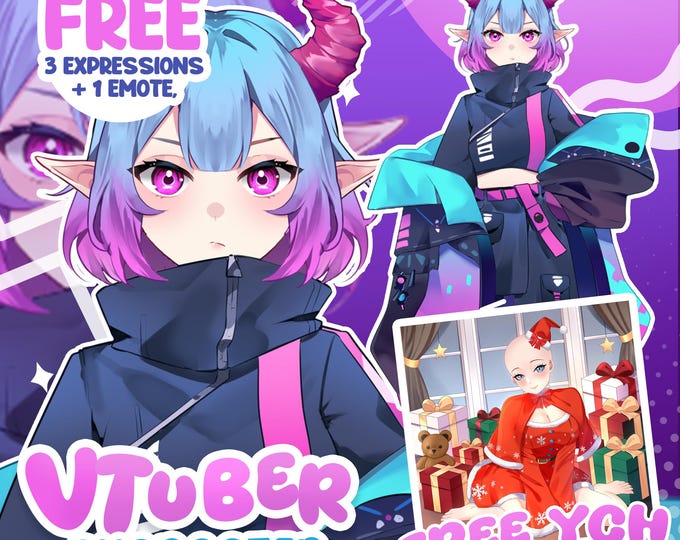 Custom Vtuber Model Live2d Commission | Custom Vtuber | Vtuber female & male | Vtuber model | Vtuber | Anime Art | Vtuber Model Commission