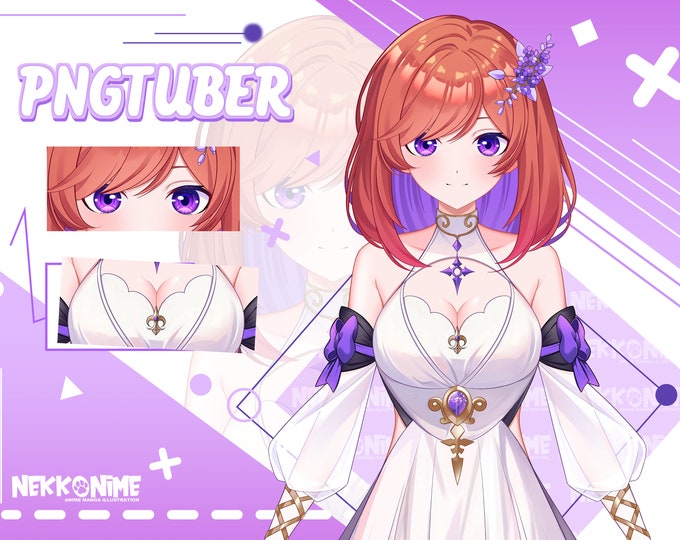 Custom PNGTUBER | Pngtuber Commission | Commercial use | Png Tuber Model | Pngtuber Design | Pngtuber Commission | PngTuber Avatar