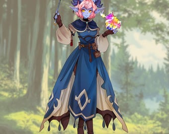 CUSTOM DND Character | Custom Fantasy Character | Dungeons and Dragons | DnD Character Portrait | DND | DnD Character | Dnd Potrait | DnD