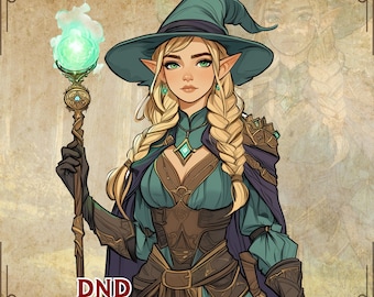 Custom Dnd character | Dnd Character art | DnD character commission | Dungeons and Dragons | Dnd portrait | DnD character sheet | DnD gift