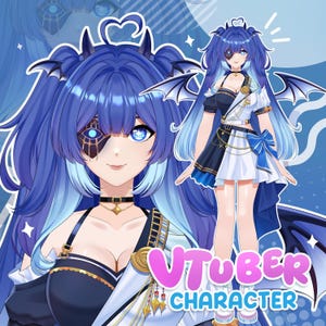 Bring your dream VTuber to life with a soft and magical anime design ♡
This VTuber character features a cute angel and bunny-inspired concept, combining gentle colors, fluffy details, and a warm, dreamy aesthetic. Perfect for creators who want a sweet, calming, and charming presence on stream.
With expressive eyes, soft shading, and delicate outfit details, this design helps you create a VTuber that feels both adorable and memorable ✦